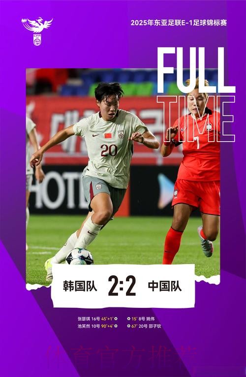 东亚杯丨姚伟邵子钦破门 中国女足2比2韩国女足 东亚杯丨姚伟邵子钦破门 中国女足2比2韩国女足